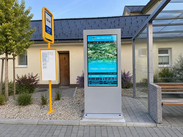 Digitálna úradná tabuľa – Dolní Lutyně