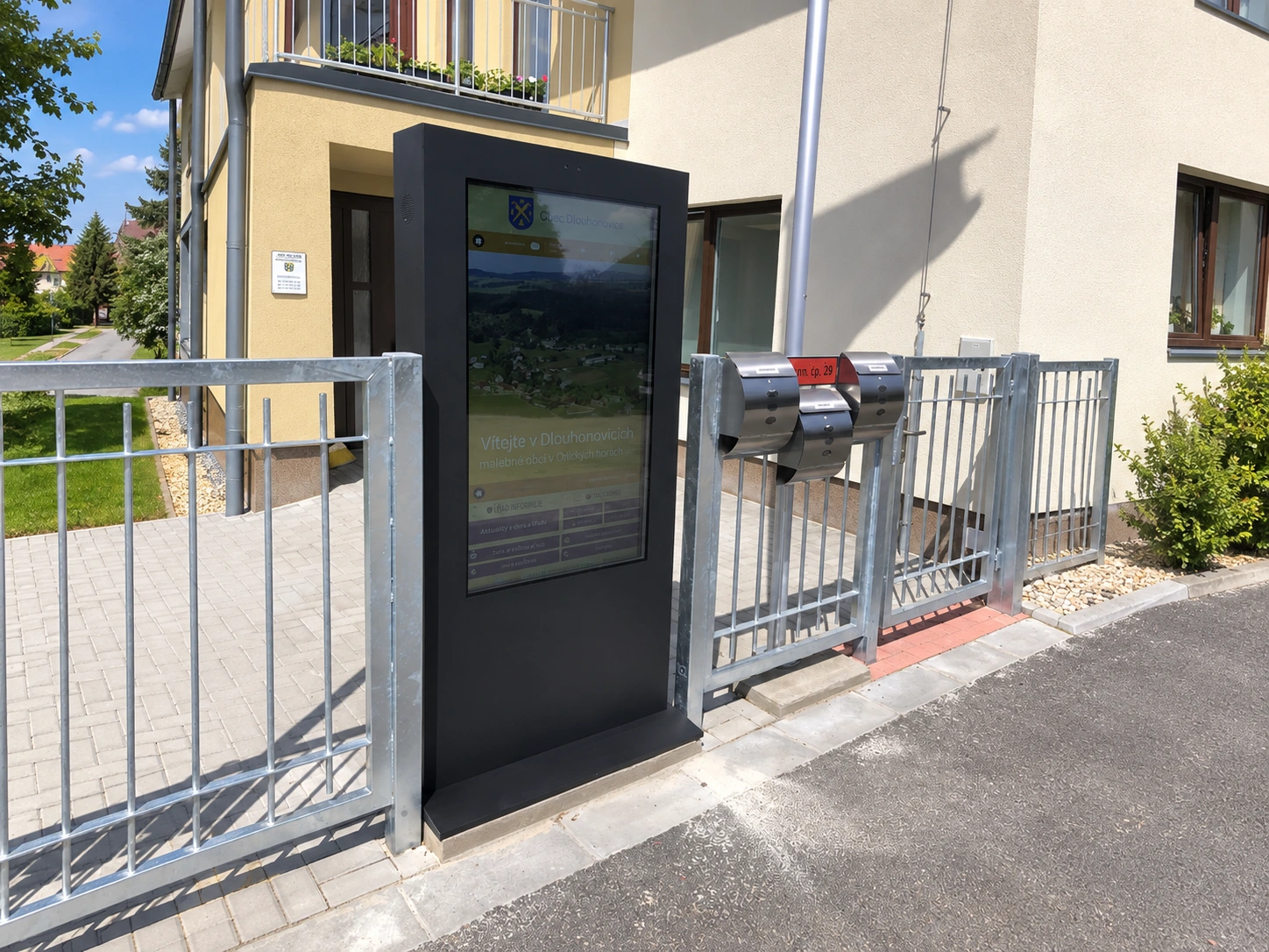 Digitálna úradná tabuľa – Dlouhoňovice