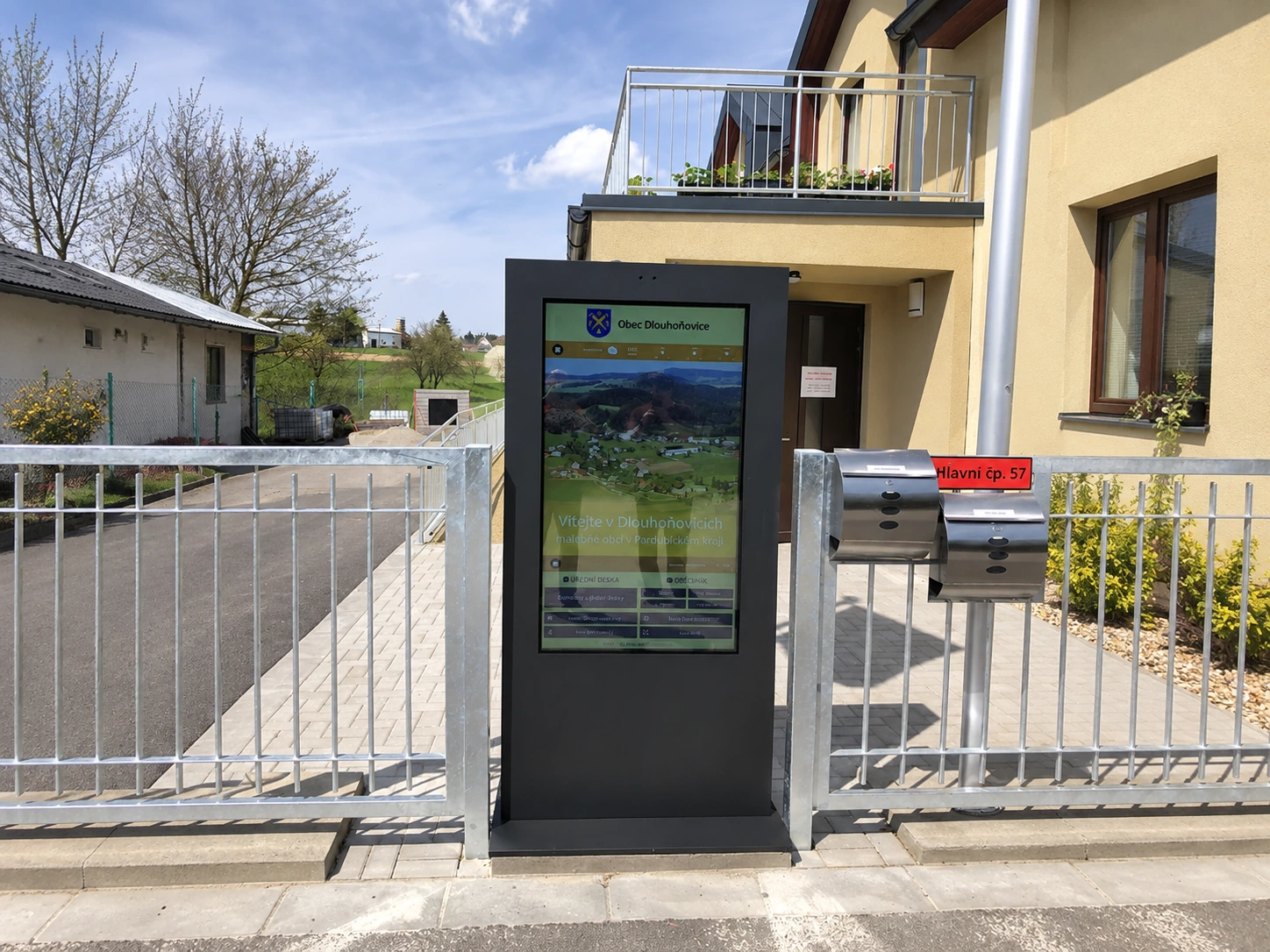 Digitálna úradná tabuľa – Dlouhoňovice