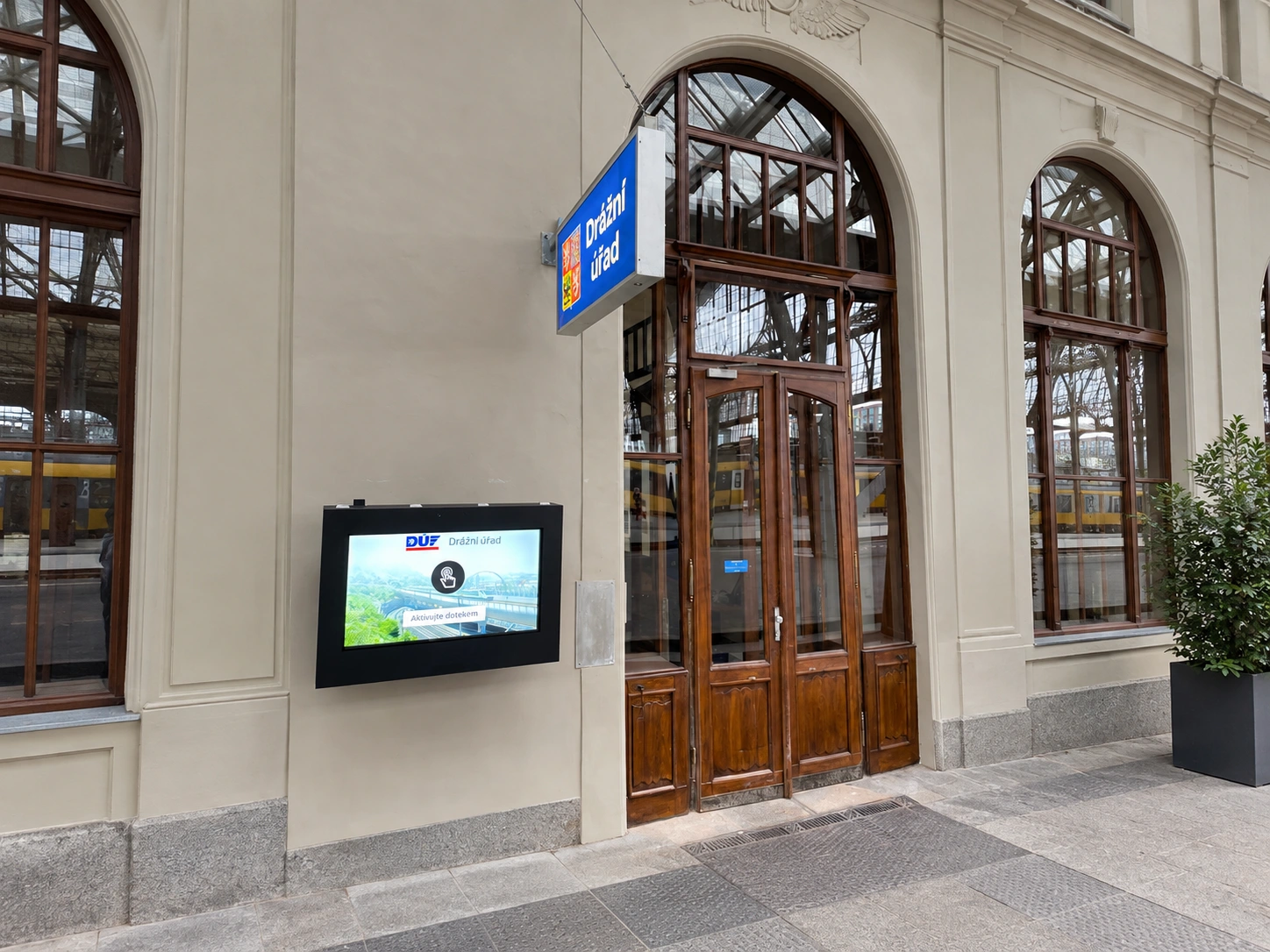 Digitálna úradná tabuľa – Drážní úřad Praha