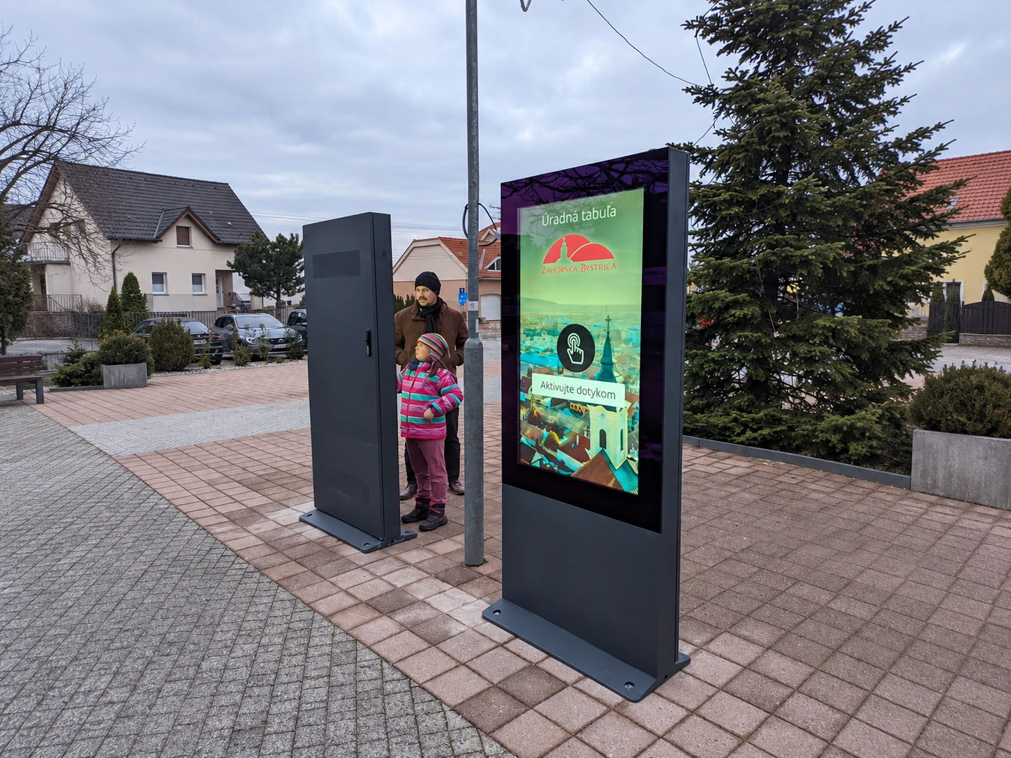Digitálna úradná tabuľa – Záhorská Bystrica