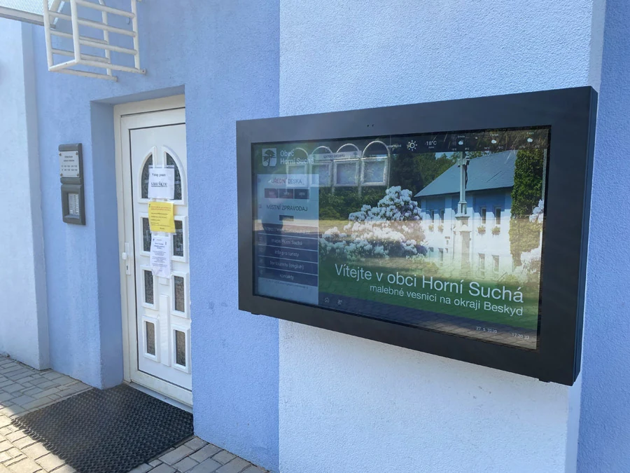 Digitálna úradná tabuľa – Horní Suchá