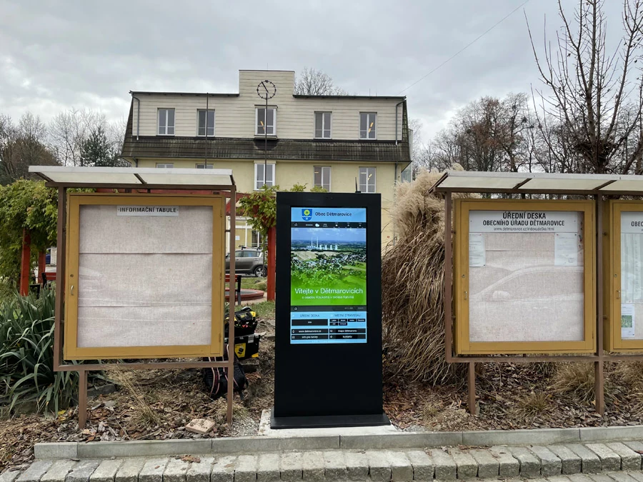 Digitálna úradná tabuľa – Dětmarovice