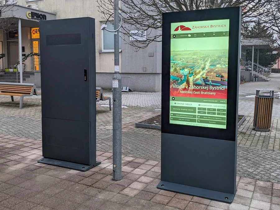 Digitálna úradná tabuľa – Záhorská Bystrica