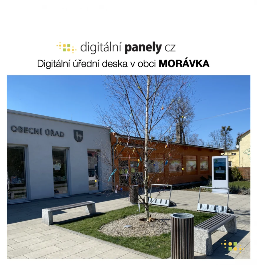 Digitálna úradná tabuľa – obec Morávka