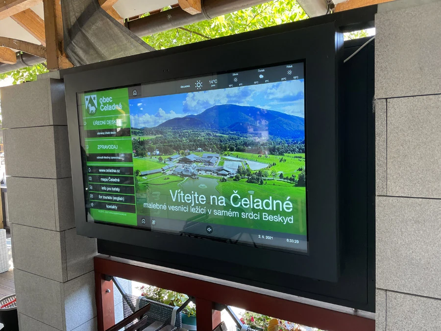 Digitálna úradná tabuľa – Čeladná