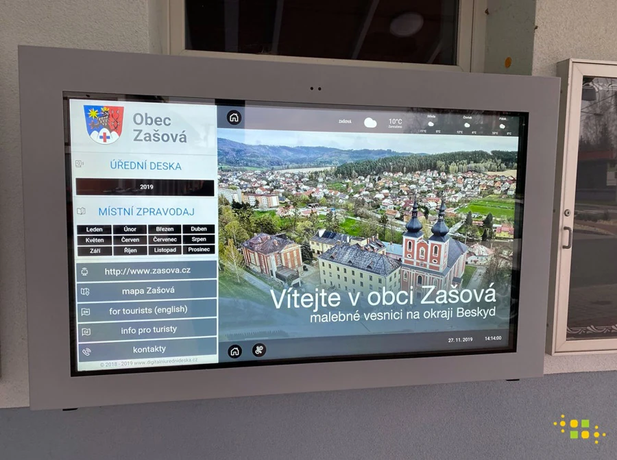 Digitálna úradná tabuľa – Zašová