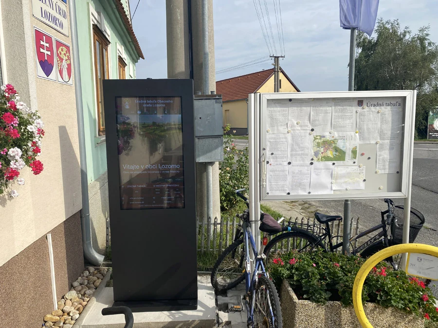 Digitálna úradná tabuľa – Lozorno