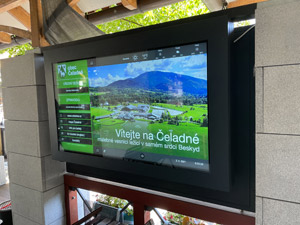 Digitálna úradná tabuľa Čeladná