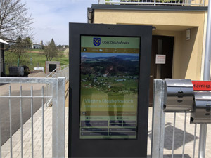 Digitálna úradná tabuľa Dlouhoňovice