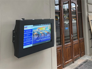 Digitálna úradná tabuľa Drážní úřad Praha