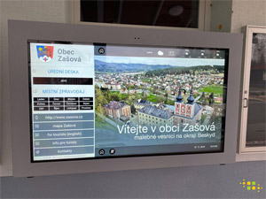 Digitálna úradná tabuľa Zašová